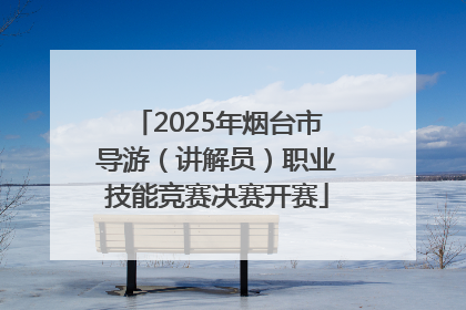 2025年烟台市导游（讲解员）职业技能竞赛决赛开赛