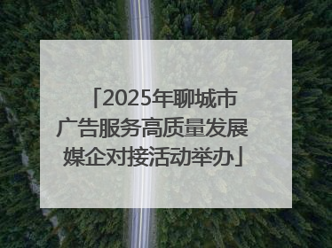2025年聊城市广告服务高质量发展媒企对接活动举办