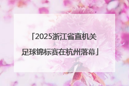 2025浙江省直机关足球锦标赛在杭州落幕
