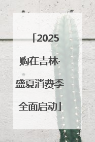 2025购在吉林·盛夏消费季全面启动